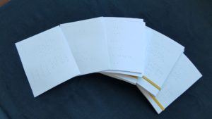 Braille-tanulást segítő kártyapaklit