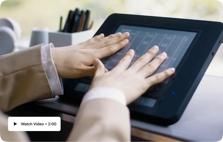 Dot Pad Braille-kijelző